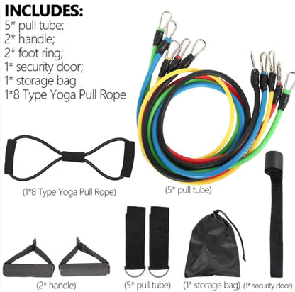 11-Piece Resistance Band Set